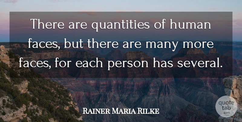 Rainer Maria Rilke Quote About Human, Quantities: There Are Quantities Of Human...