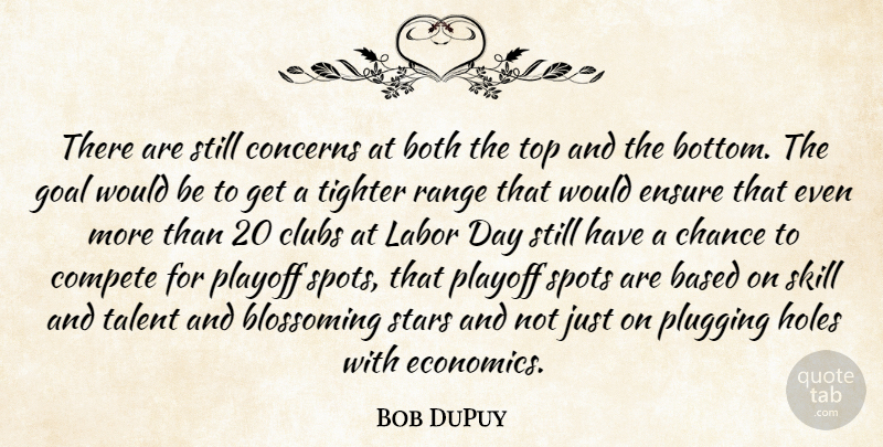 Bob DuPuy Quote About Based, Blossoming, Both, Chance, Clubs: There Are Still Concerns At...