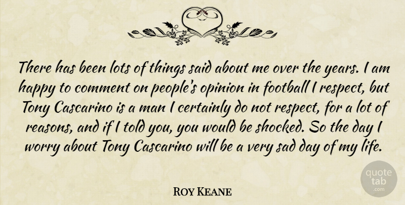 Roy Keane Quote About Soccer, Football, Men: There Has Been Lots Of...