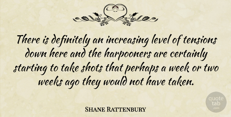 Shane Rattenbury Quote About Certainly, Definitely, Increasing, Level, Perhaps: There Is Definitely An Increasing...