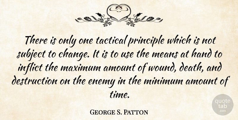 George S. Patton Quote About Military, Mean, Army: There Is Only One Tactical...