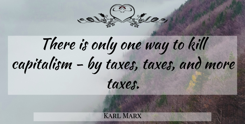 Karl Marx Quote About Liberty, Way, Libertarian: There Is Only One Way...