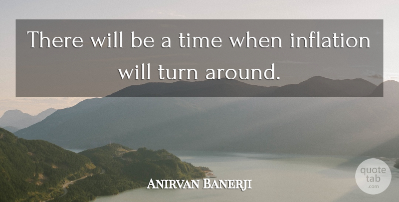 Anirvan Banerji Quote About Inflation, Time, Turn: There Will Be A Time...