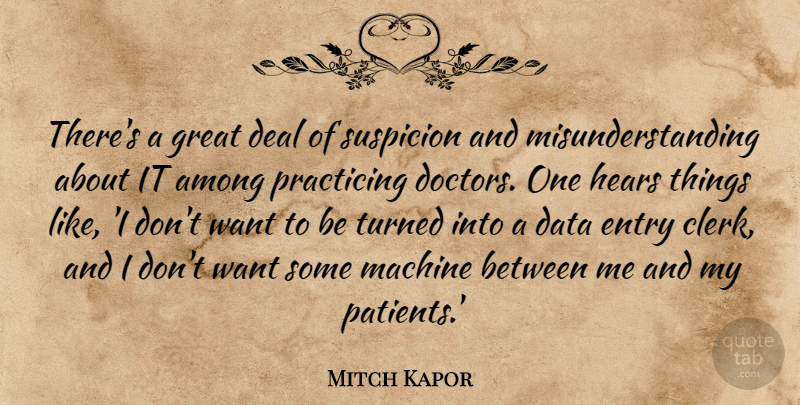 Mitch Kapor Quote About Among, Data, Deal, Entry, Great: Theres A Great Deal Of...
