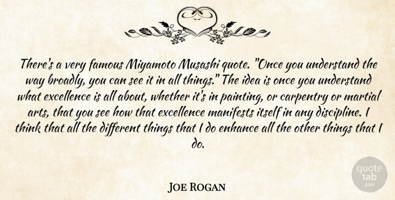 Joe Rogan Quote About Art, Thinking, Mma: Theres A Very Famous Miyamoto...