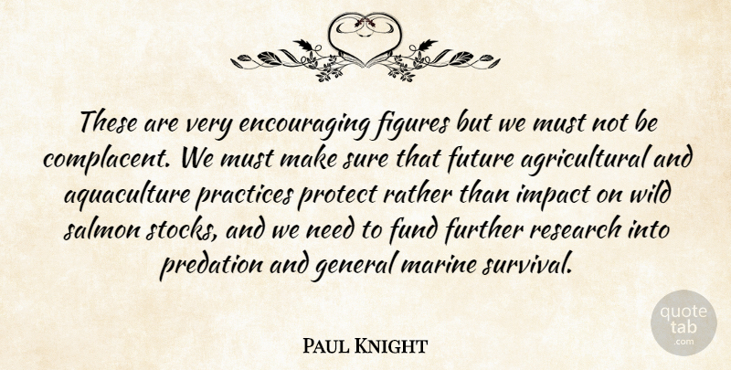 Paul Knight Quote About Figures, Fund, Further, Future, General: These Are Very Encouraging Figures...