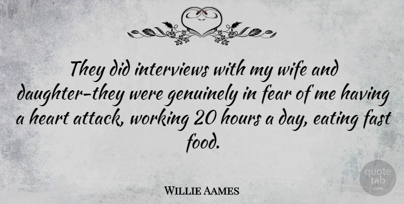 Willie Aames Quote About Daughter, Heart, Ice Cream: They Did Interviews With My...