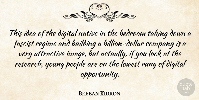 Beeban Kidron Quote About Attractive, Bedroom, Building, Company, Digital: This Idea Of The Digital...