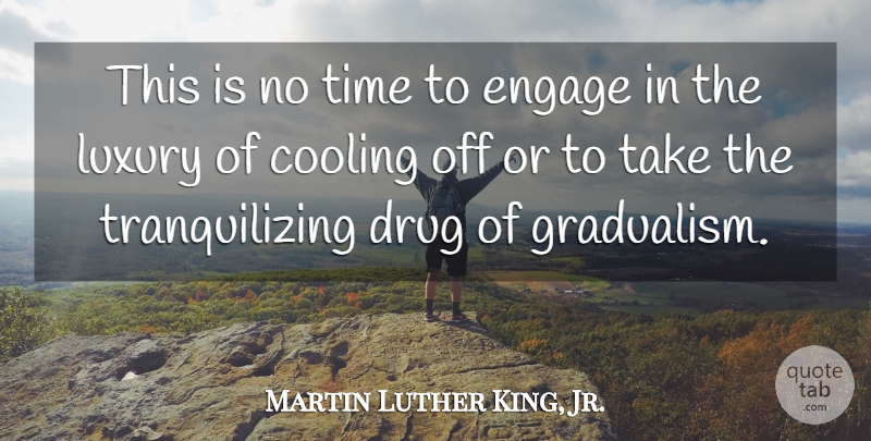 Martin Luther King, Jr. Quote About Luxury, Drug, I Have A Dream Speech: This Is No Time To...