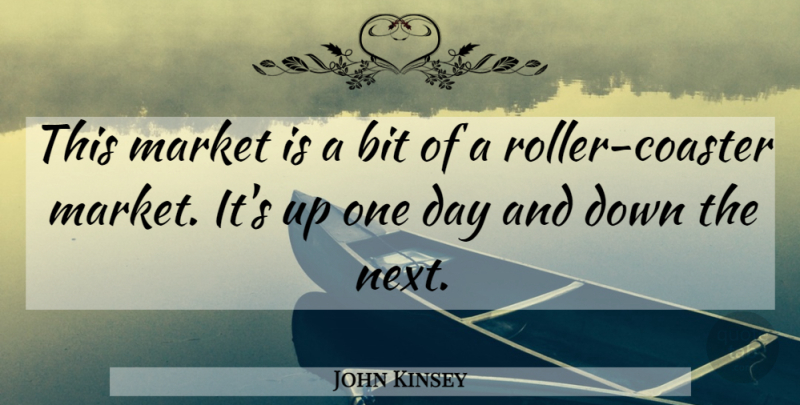 John Kinsey Quote About Bit, Market: This Market Is A Bit...