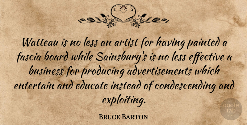 Stephen Bayley Quote About Artist, Boards, Condescending: Watteau Is No Less An...