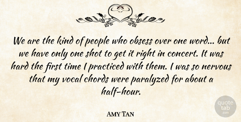 Amy Tan Quote About People, Half, Firsts: We Are The Kind Of...