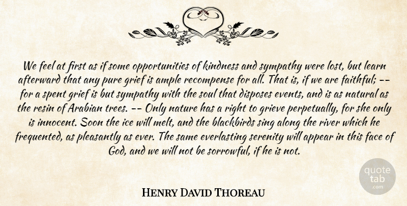 Henry David Thoreau Quote About Along, Appear, Arabian, Disposes, Face: We Feel At First As...