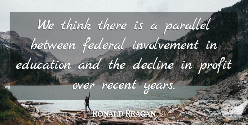 Ronald Reagan Quote About Funny, Thinking, Years: We Think There Is A...