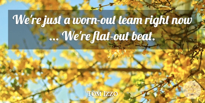 Tom Izzo Quote About Team: Were Just A Worn Out...