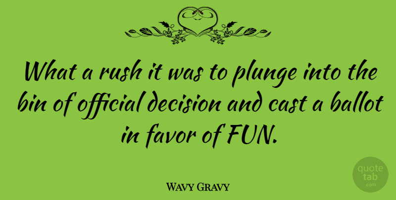 Wavy Gravy Quote About Fun, Decision, Engagement: What A Rush It Was...