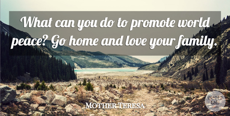 Mother Teresa Quote About Love, Family, Marriage: What Can You Do To...