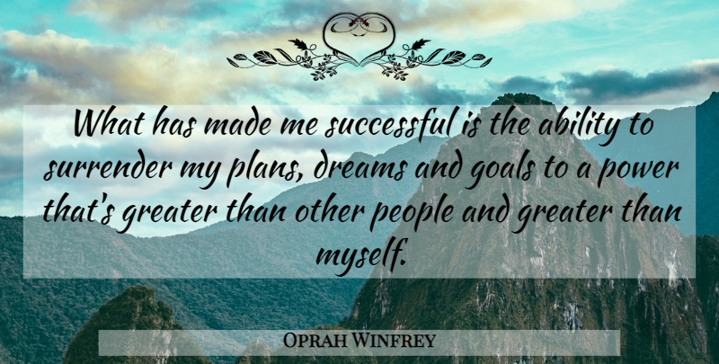 Oprah Winfrey Quote About Dream, Successful, Goal: What Has Made Me Successful...