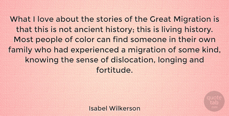 Isabel Wilkerson Quote About Color, Knowing, People: What I Love About The...