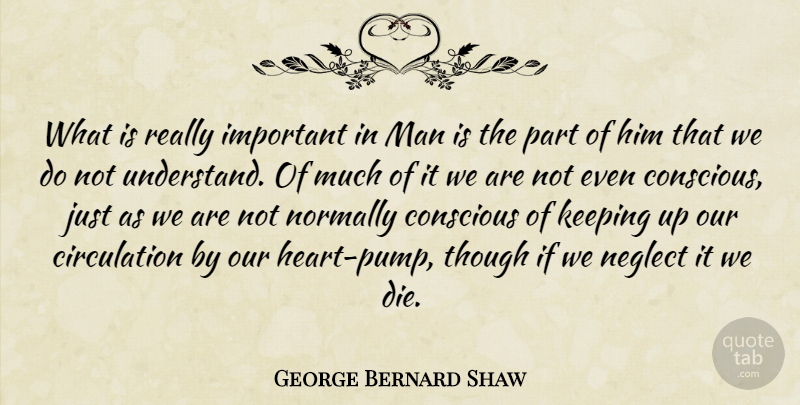 George Bernard Shaw Quote About Heart, Men, Important: What Is Really Important In...