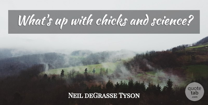 Neil deGrasse Tyson Quote About Chicks: Whats Up With Chicks And...