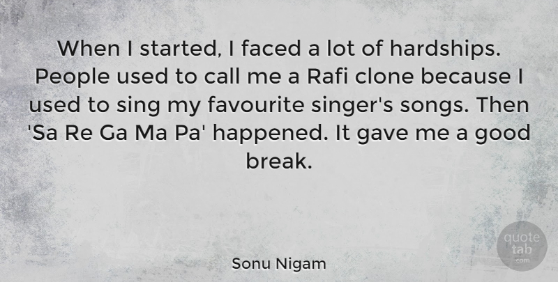 Sonu Nigam Quote About Song, People, Hardship: When I Started I Faced...