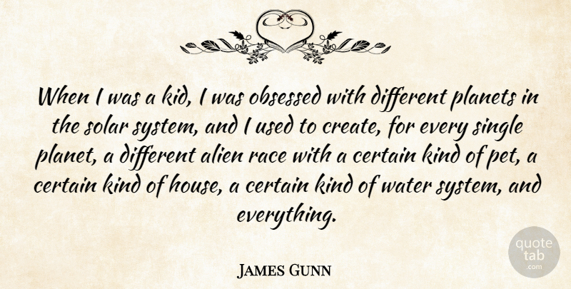 James Gunn Quote About Kids, Race, Water: When I Was A Kid...