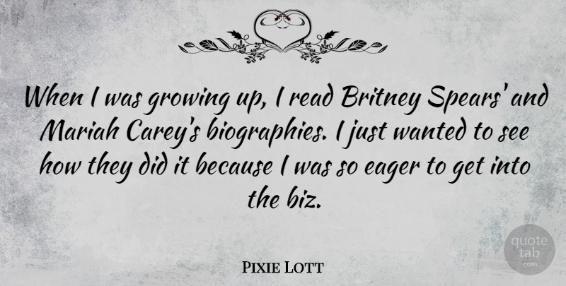 Pixie Lott Quote About Britney: When I Was Growing Up...