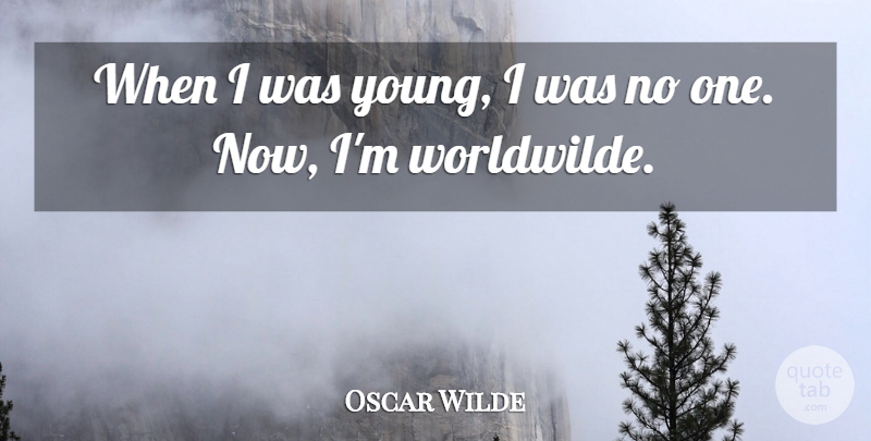 Oscar Wilde Quote About Young: When I Was Young I...