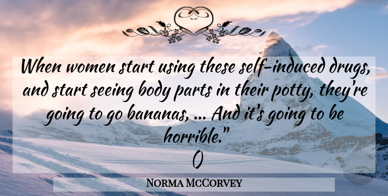 Norma McCorvey Quote About Body, Parts, Seeing, Start, Using: When Women Start Using These...