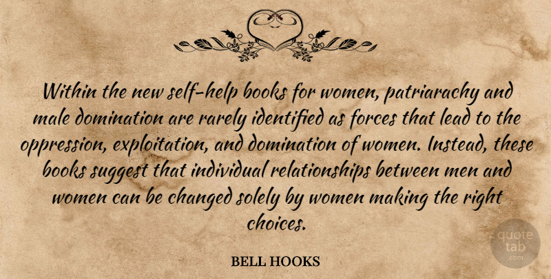 bell hooks Quote About Book, Men, Self: Within The New Self Help...