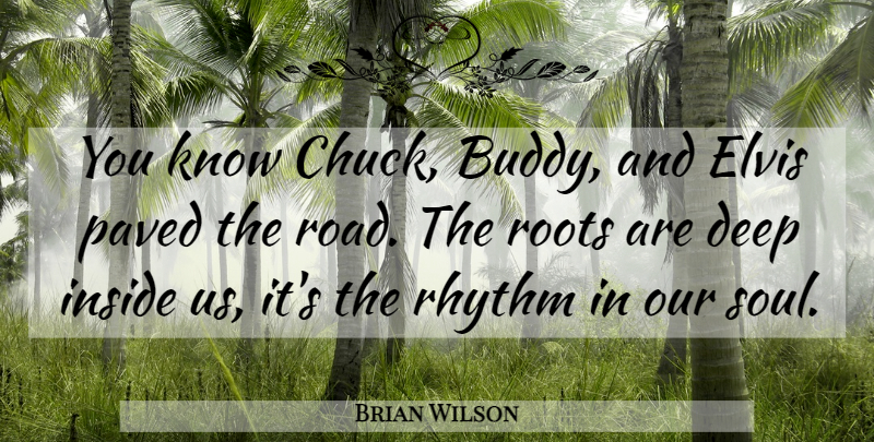 Brian Wilson Quote About Roots, Soul, Chuck: You Know Chuck Buddy And...