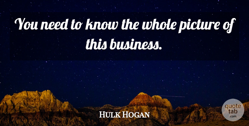 Hulk Hogan Quote About Picture: You Need To Know The...