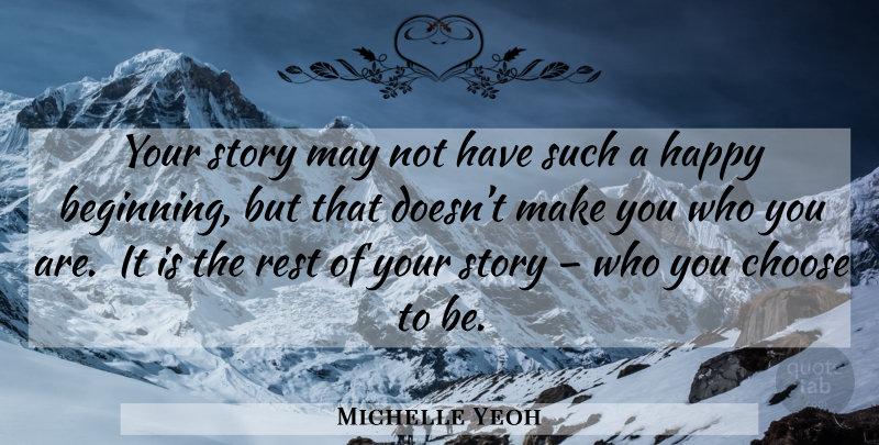 Michelle Yeoh Quote About Kung Fu Panda, Stories, May: Your Story May Not Have...